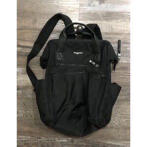 Baggallini Soho Laptop Backpack Black Bag Excellent Condition